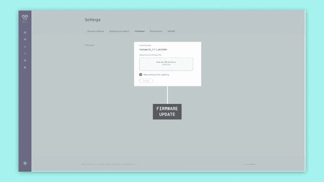 WisGate dashboard Settings page
